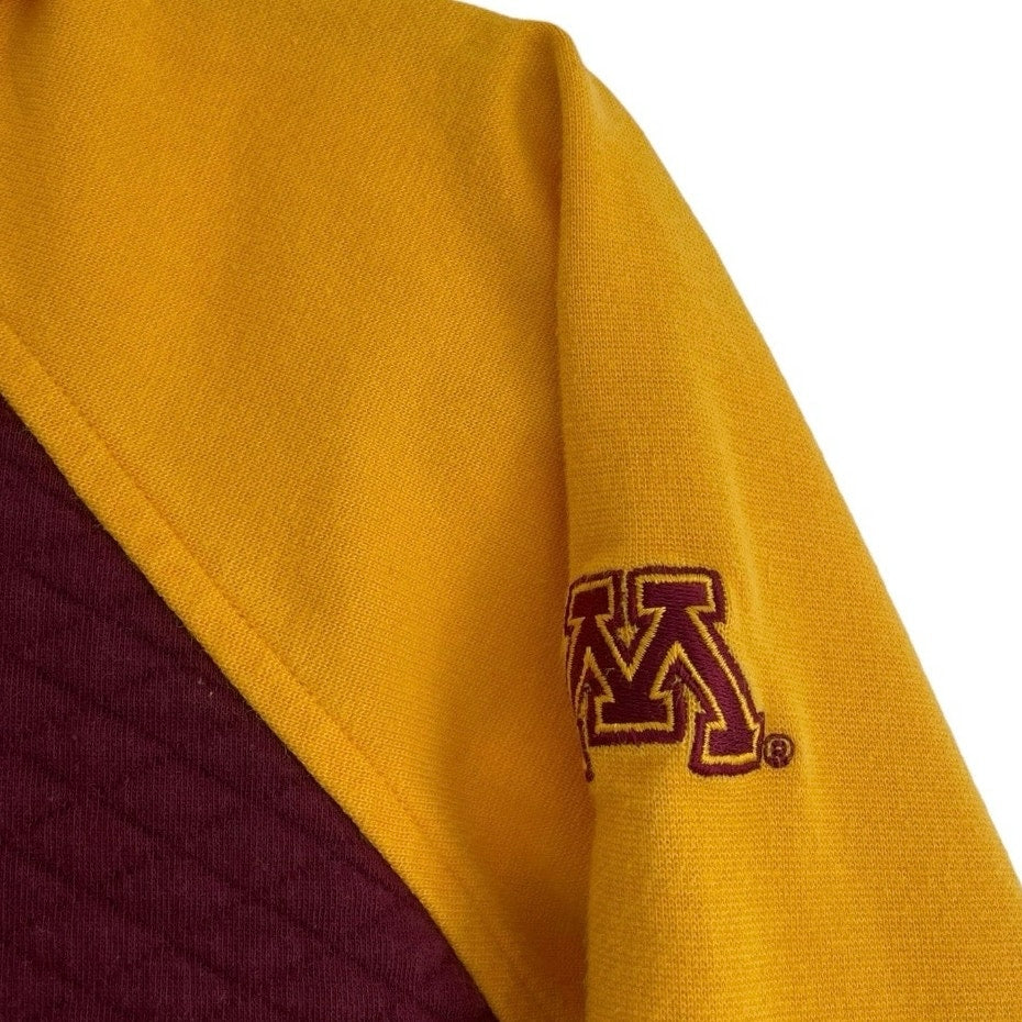 Columbia University of Minnesota Maroon & Yellow Hoodie Sweatshirt