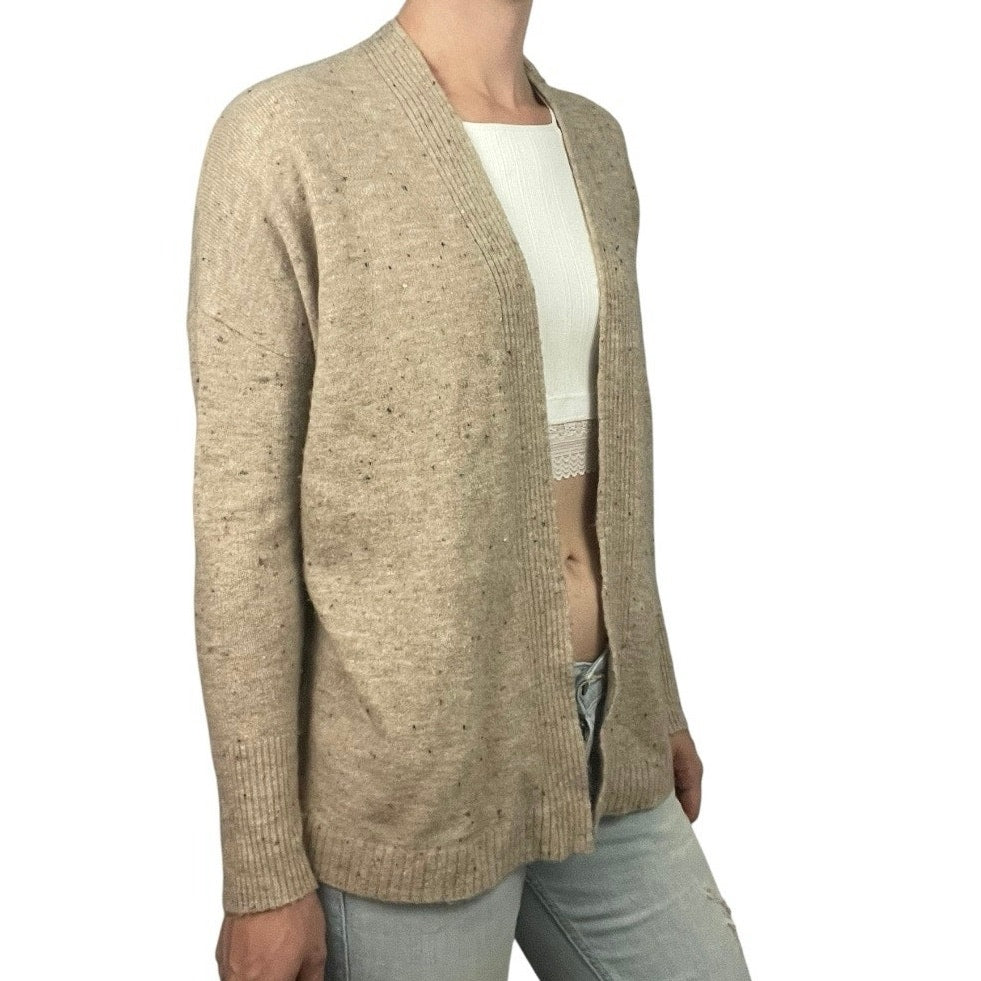 Old Navy Oatmeal Beige Cocoon Shortie Cardigan Sweater