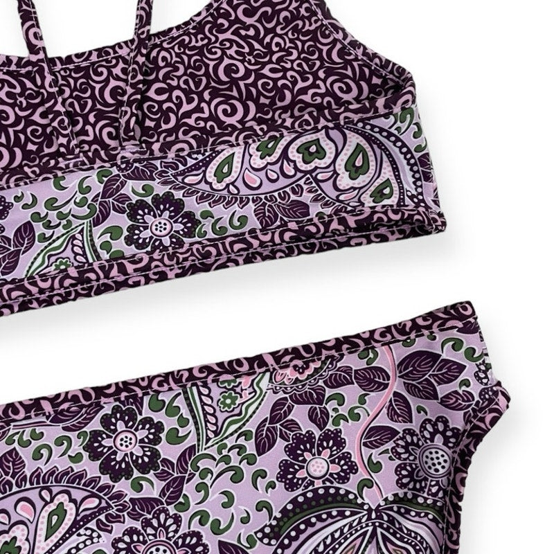 Purple Boho Reversible Double Sided Bikini