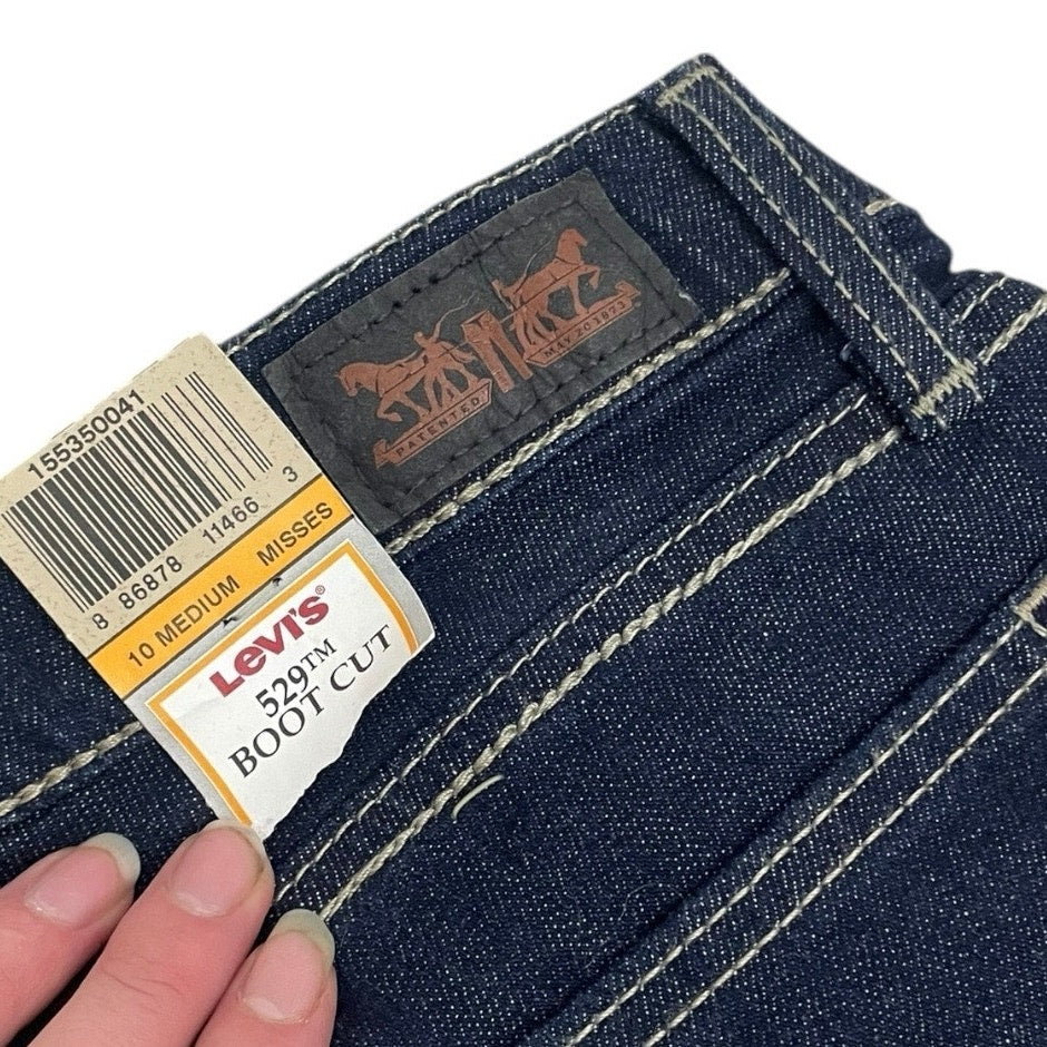 NWT Levi's 529 Curvy Boot Cut Dark Wash Jeans