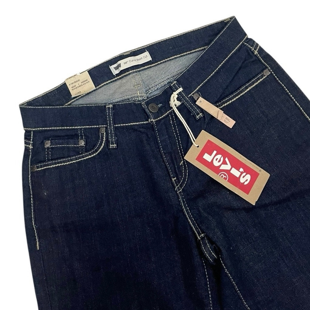NWT Levi's 529 Curvy Boot Cut Dark Wash Jeans