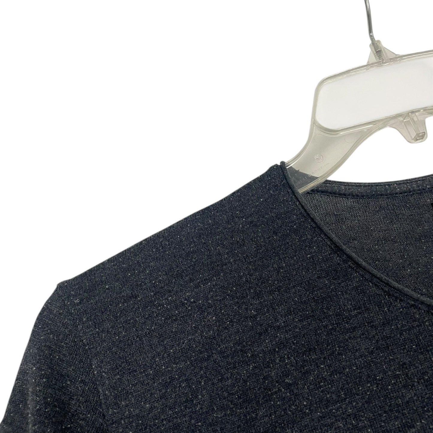 Zara Man Mens Dark Navy Blue Grey Soft Short Sleeve Tee