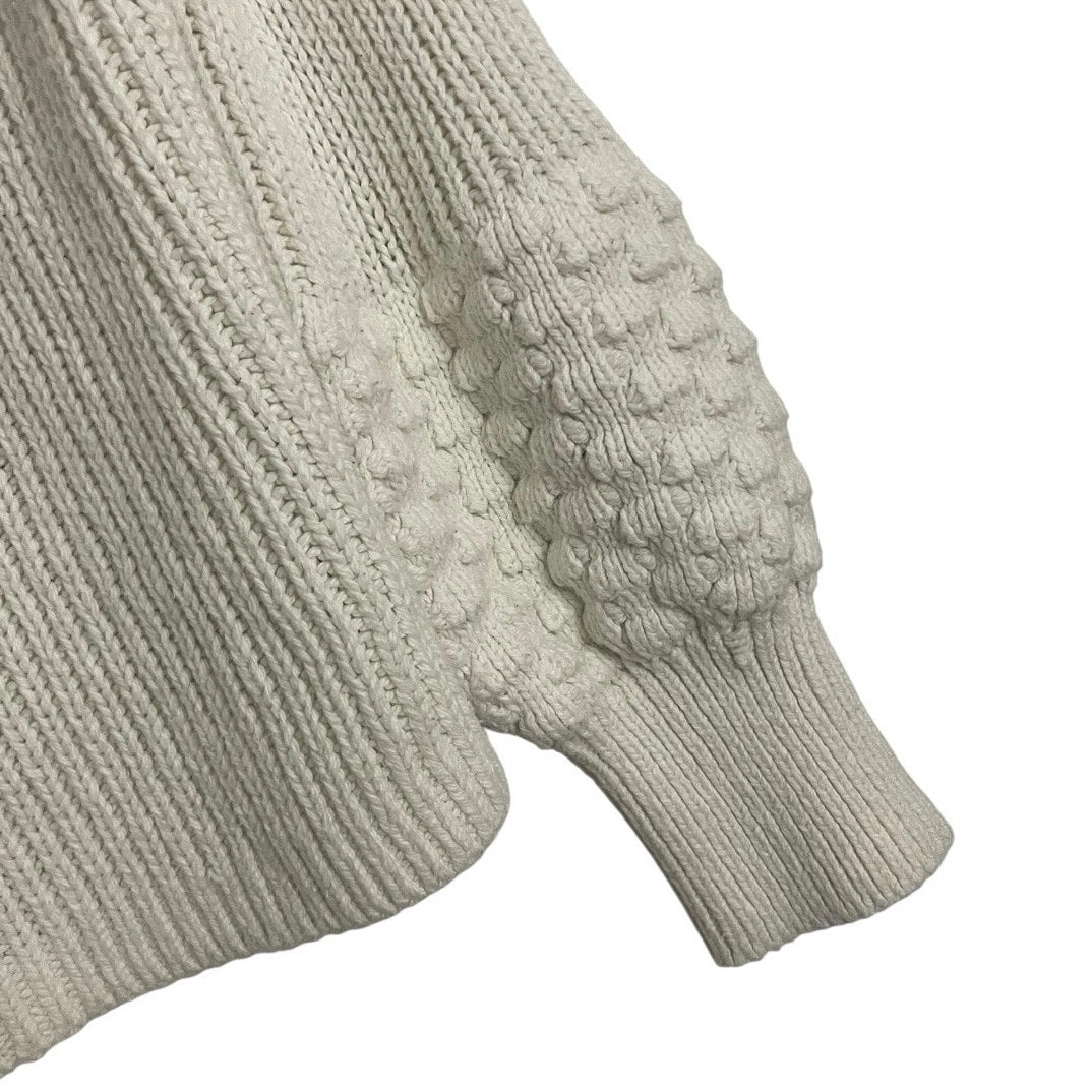 Melrose and Market White Knit Turtleneck Sweater