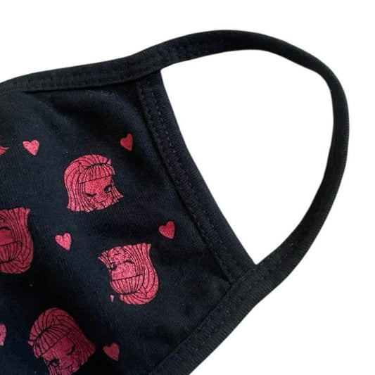 Valfre Reusable Black & Red Graphic Face Mask