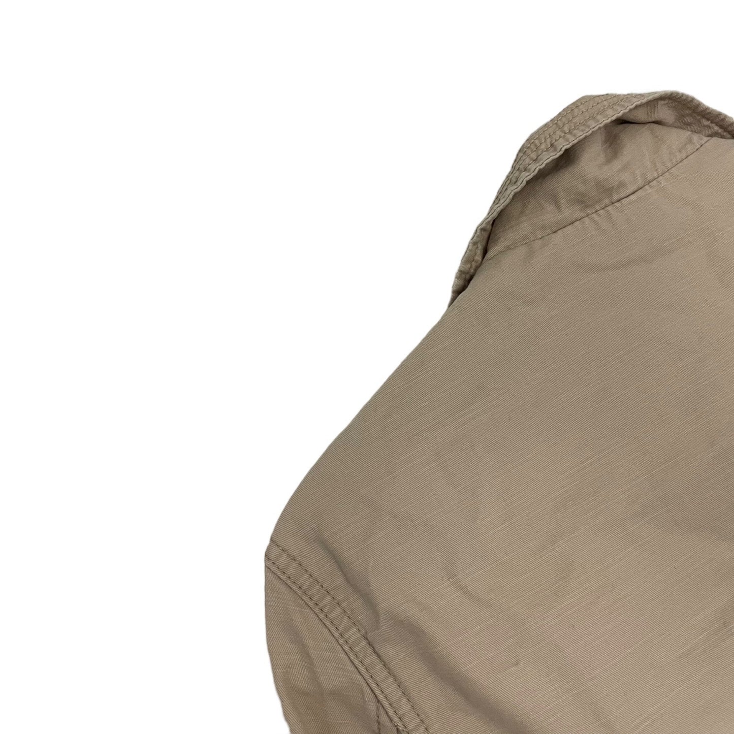 H&M Beige Denim Zip Up Utility Jacket