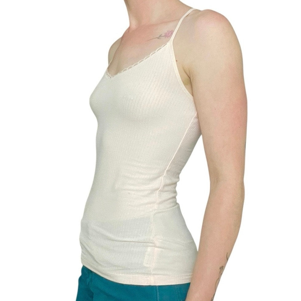 And ea wy Light Pink Lace Trim Camisole