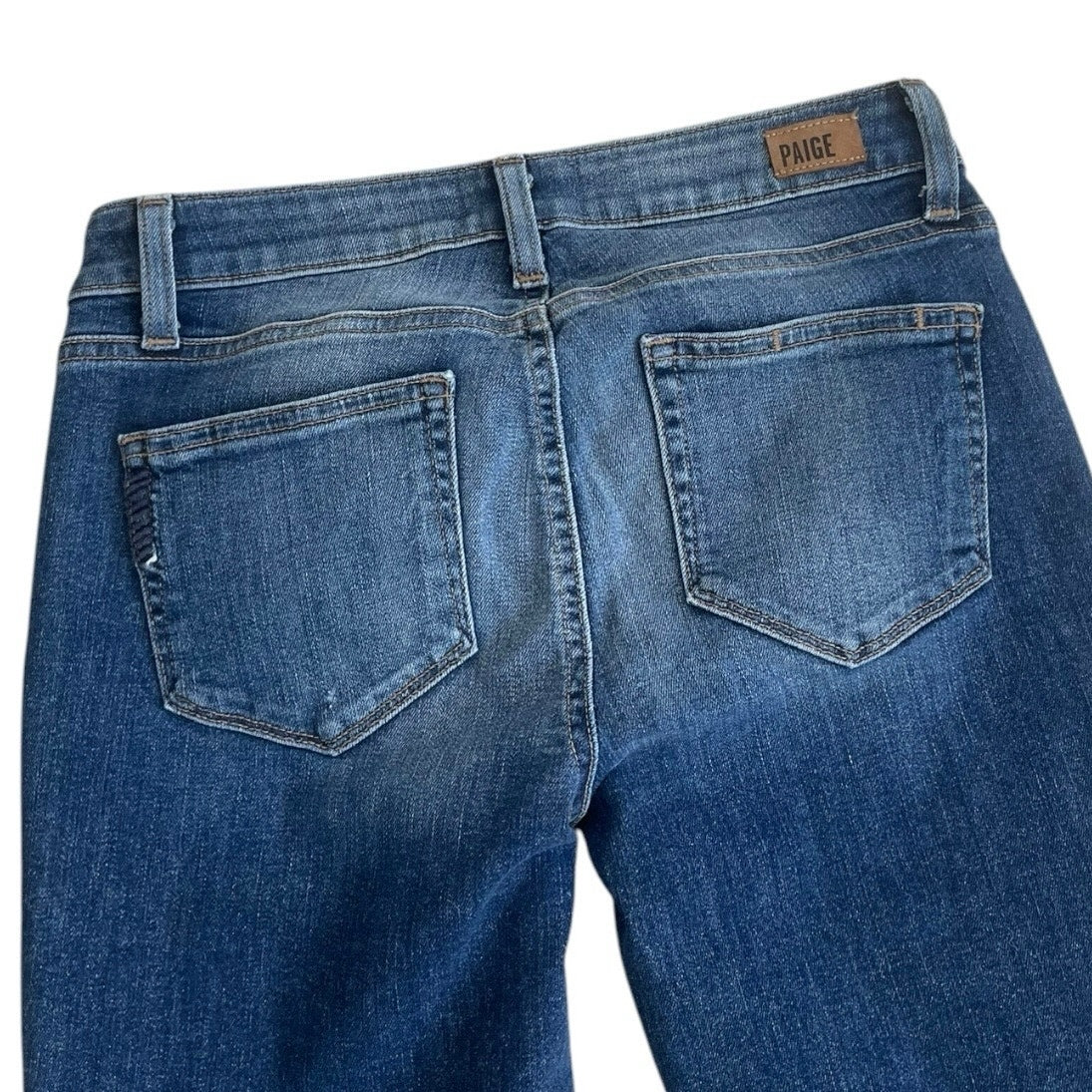 Paige Verdugo Ankle Distressed Skinny Jeans