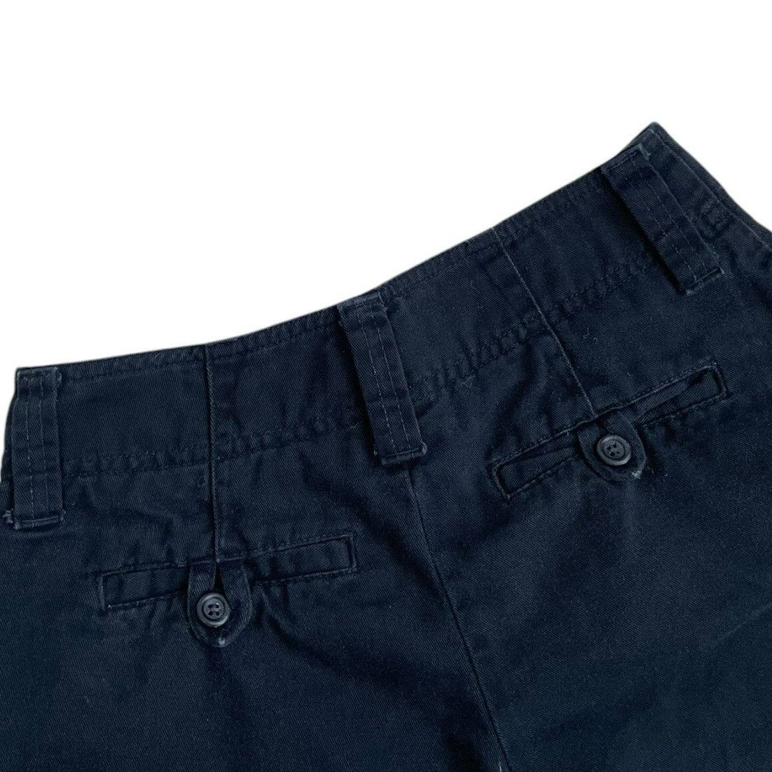 Dockers Women Black Elite Favorite Fit Midi Denim Jean Shorts