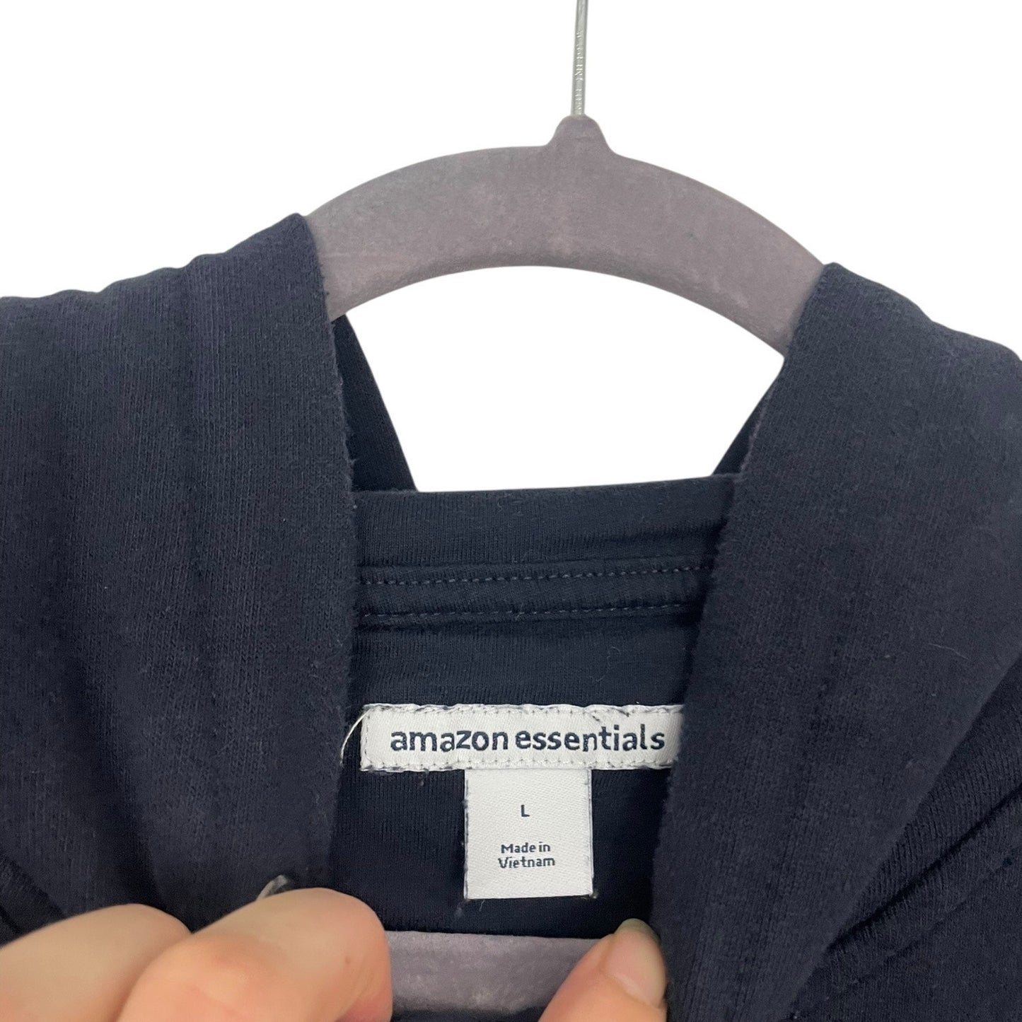 Amazon Essentials Navy Blue Hoodie Sweatshirt