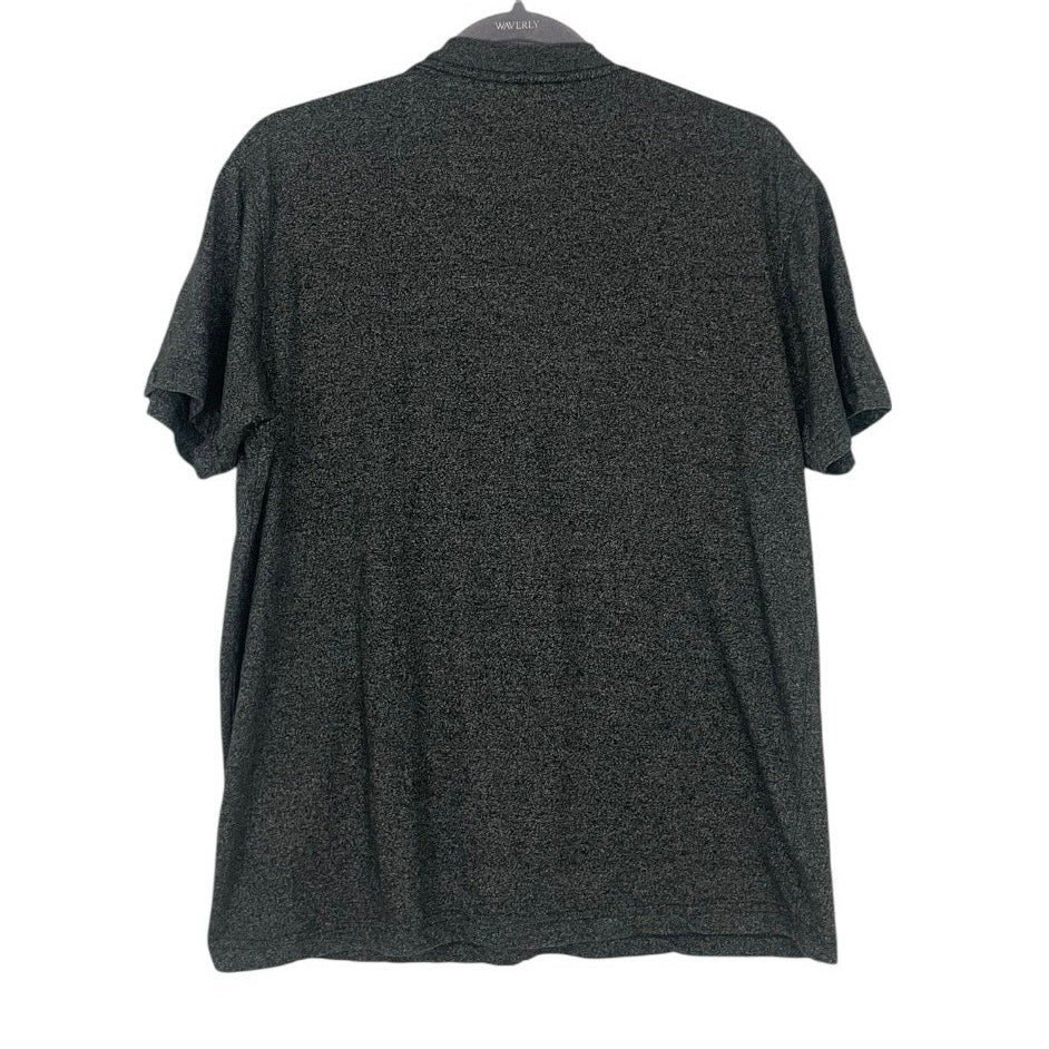 Beverly Hills Polo Club Mens Grey Short Sleeve V-Neck Top