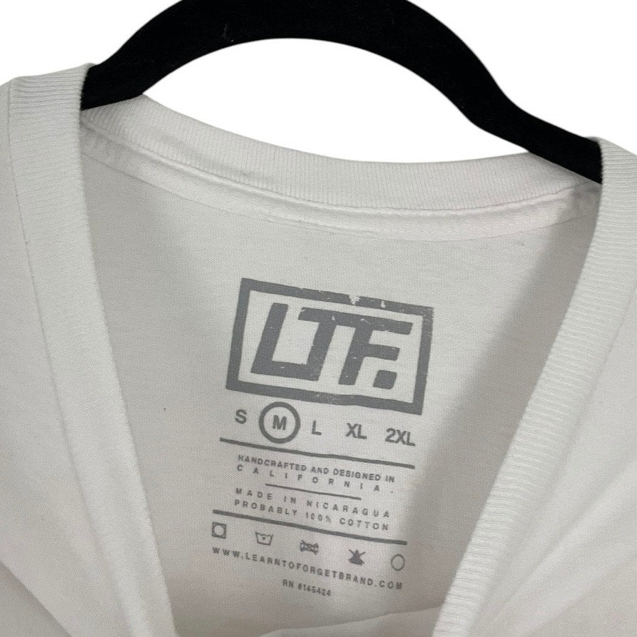 Learn to Forget Punk's Dead. 100 Dollar Bills White Graphic Tee