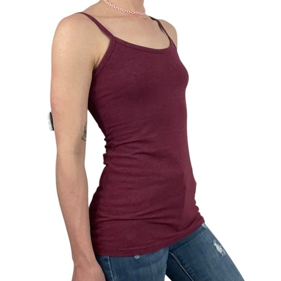 BKE Maroon Camisole Tank Top