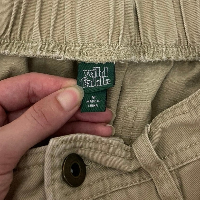 Wild Fable Khaki Cargo Jogger Pants