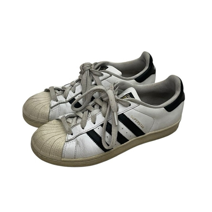 Adidas Black & White Superstar Sneakers