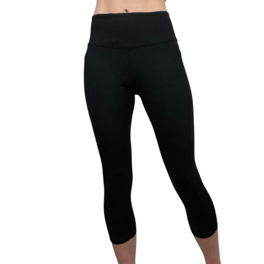 Zella Black Ankle Cropped Capris Active Leggings