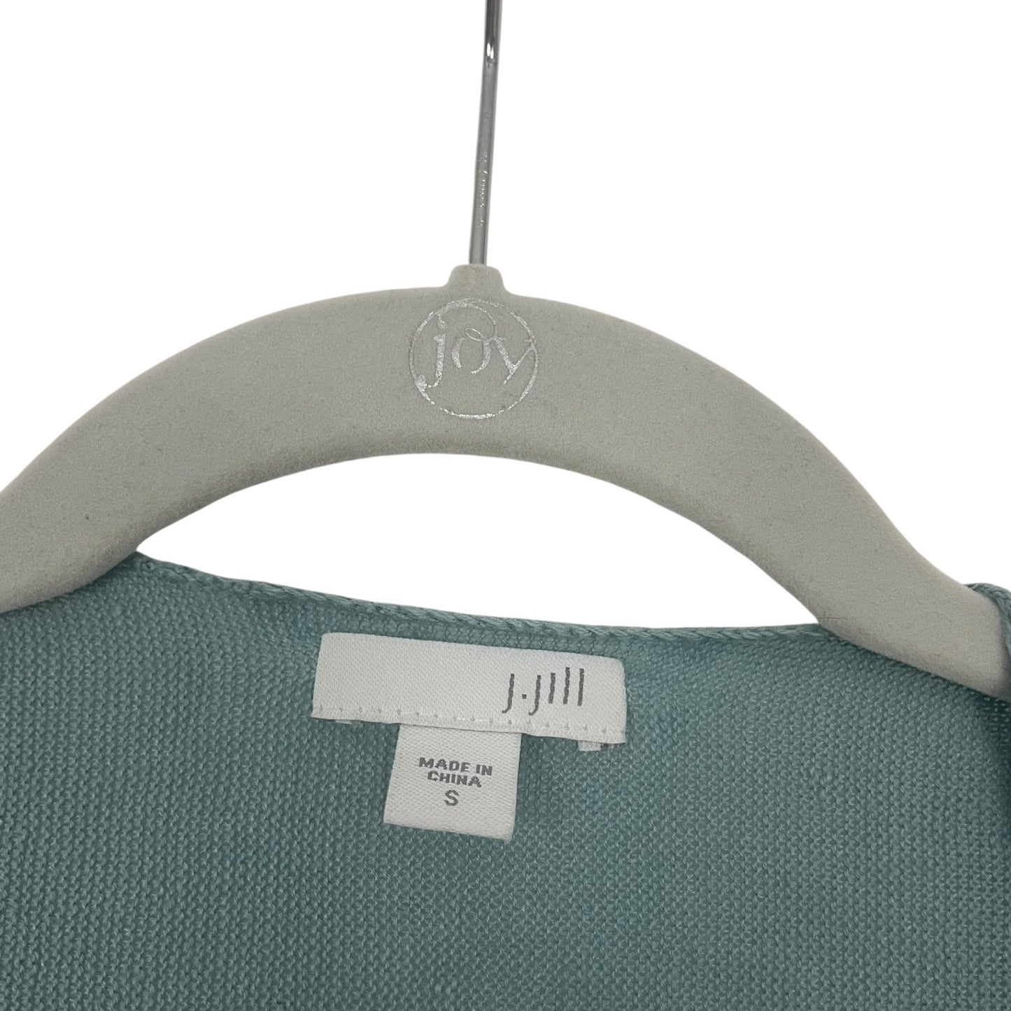 J. Jill Blue Thin Knit Cardigan Sweater