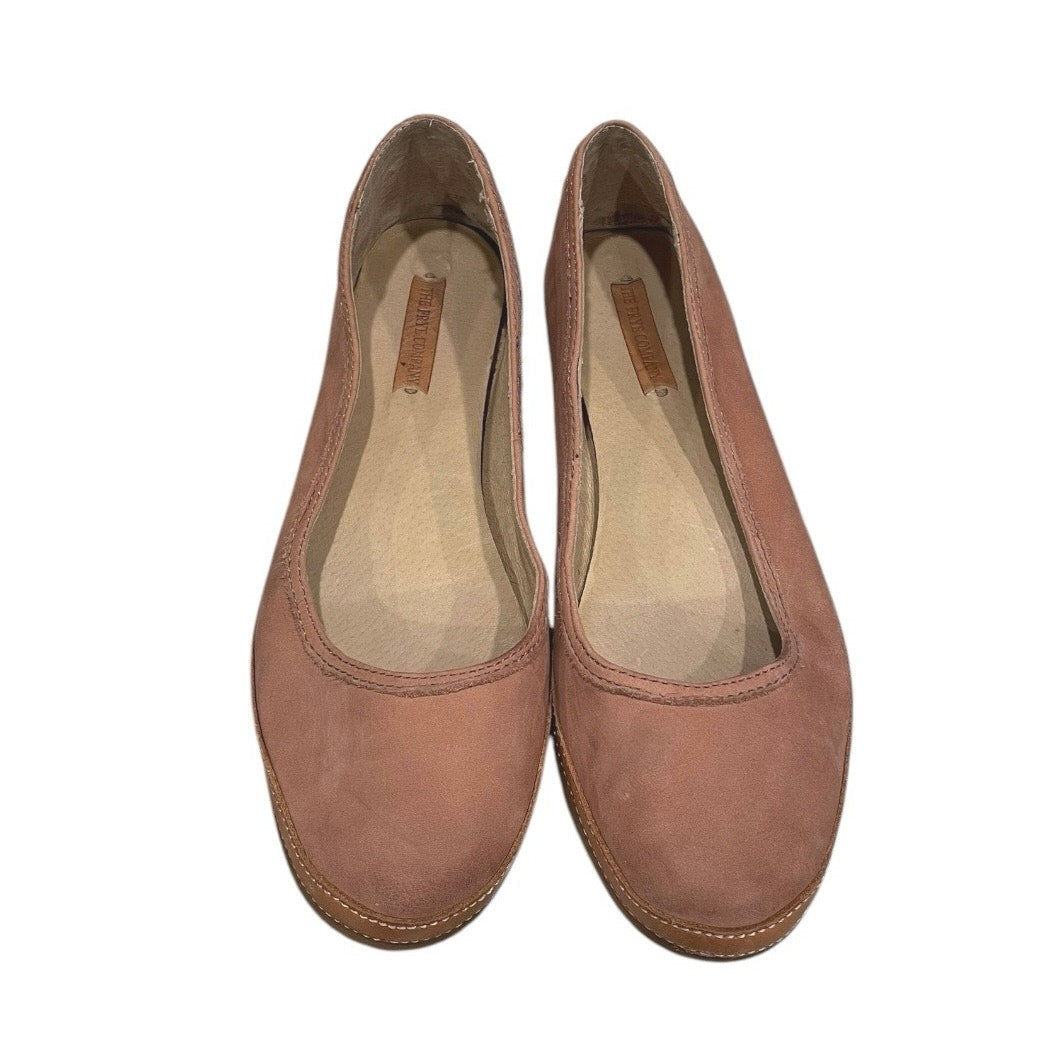 FRYE Pink Suede Slip-On Flats