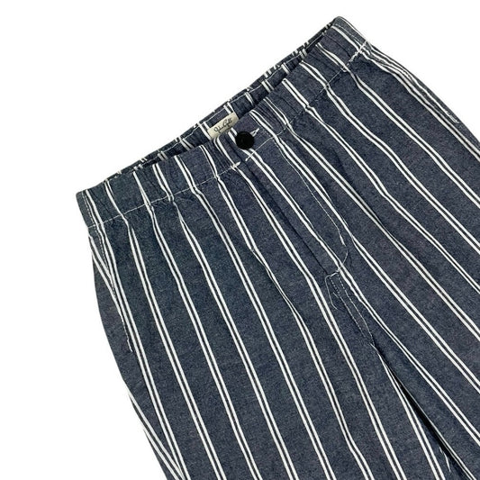 John Galt Blue & White Striped Trousers