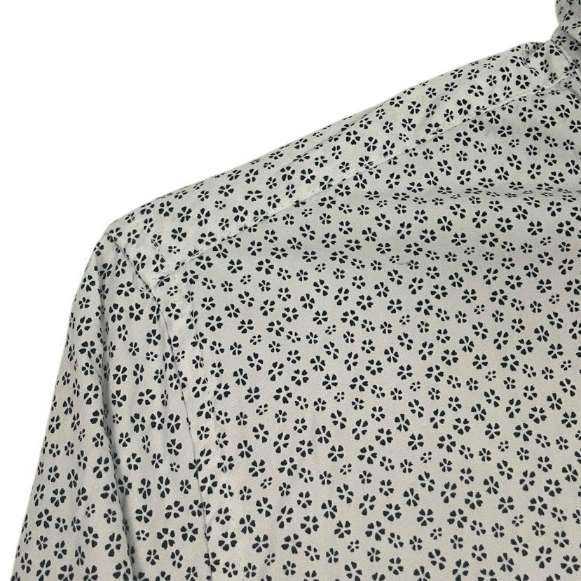 Denim & Flower Mens Floral Button Down Slim Fit Dress Shirt