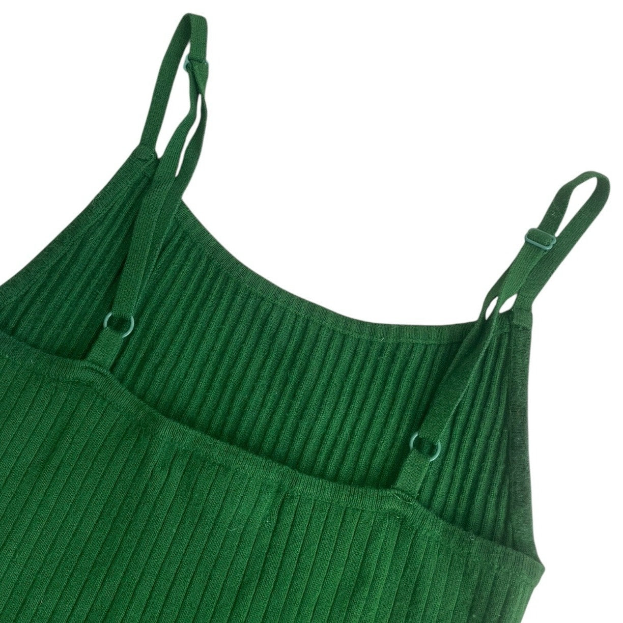 Forever 21 Green Ribbed Tank Top