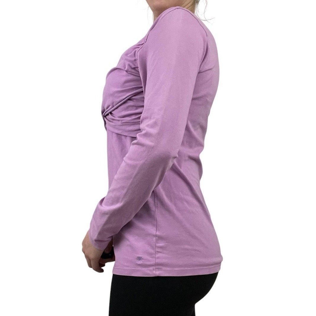 Athleta Purple Long Sleeve Active Blouse