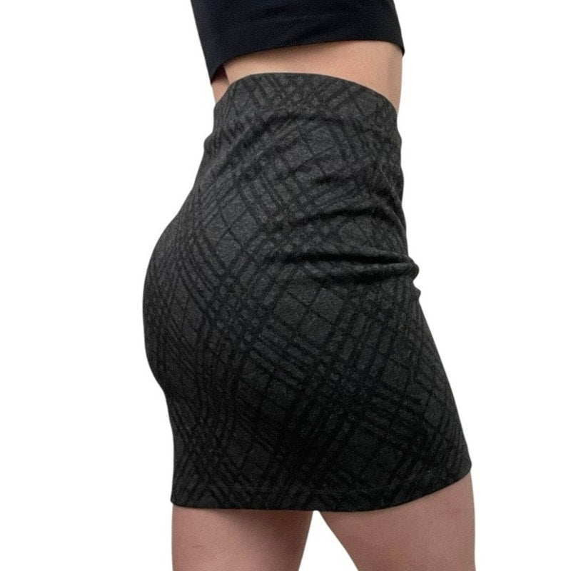 LOFT Outlet Grey Soft Pencil Mini Skirt