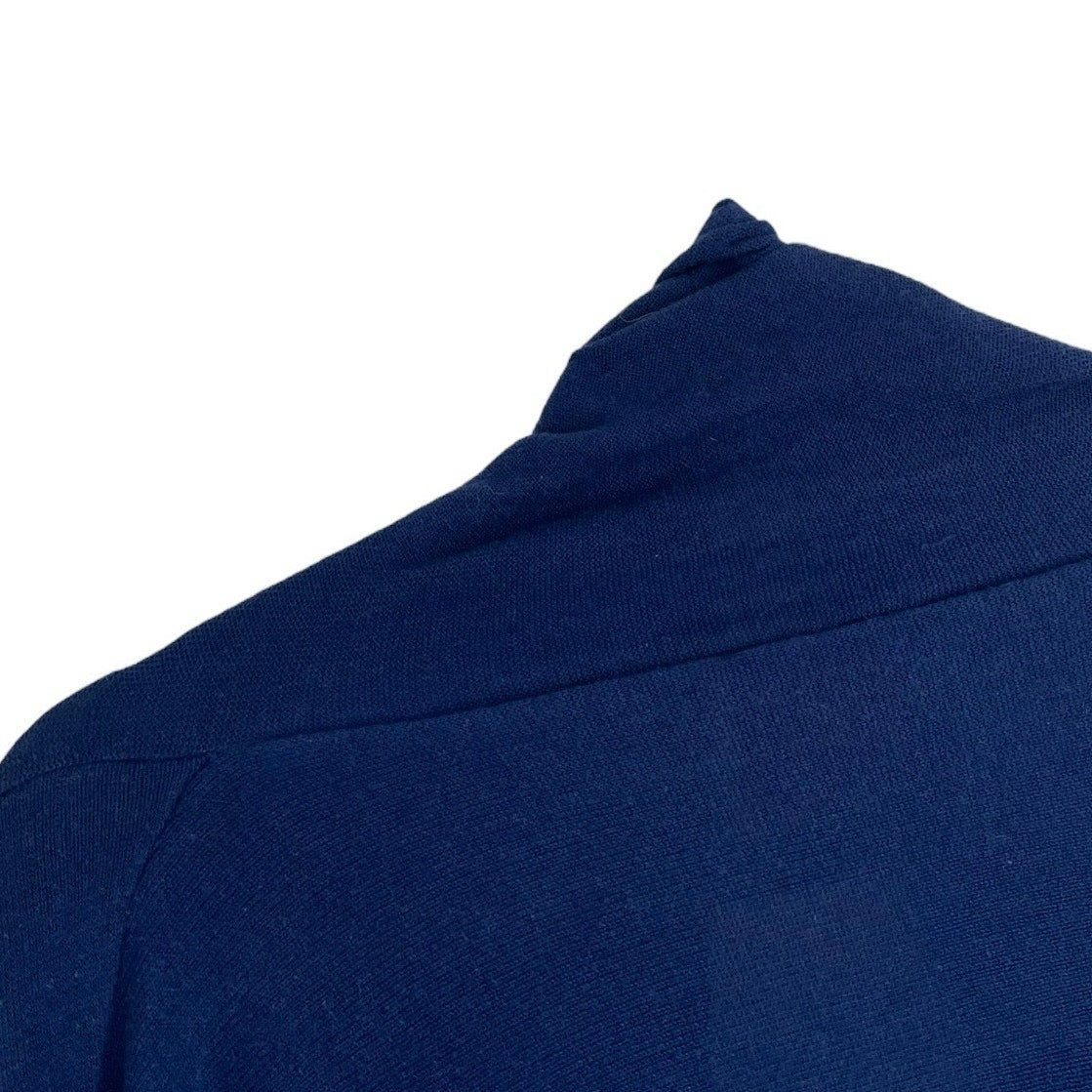 Tracy Negoshian Blue Silk Cardigan Sweater