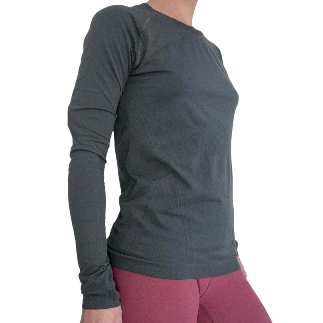 Athletic Green Long Sleeve Active Top