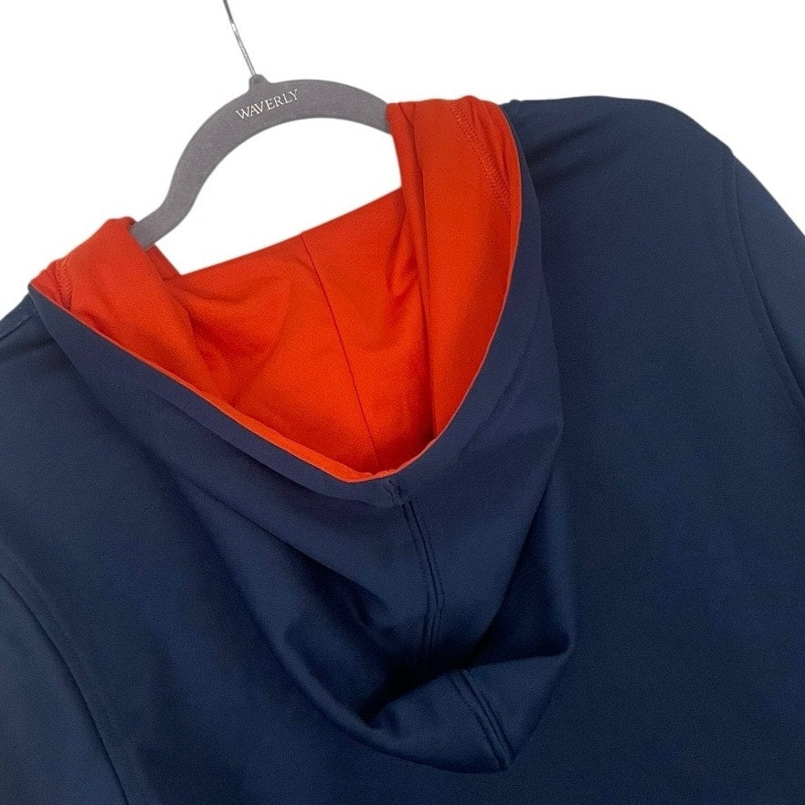 NWT Fanatics Mens Denver Broncos Navy Blue Camouflage Zip Up Hooded Sweatshirt
