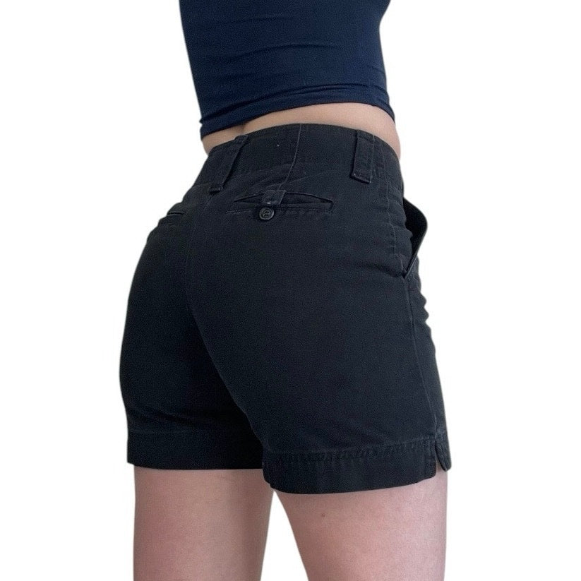 Dockers Women Black Elite Favorite Fit Midi Denim Jean Shorts
