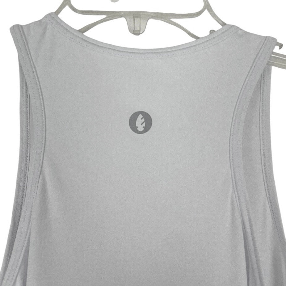 Donajo White Athletic Tank Top