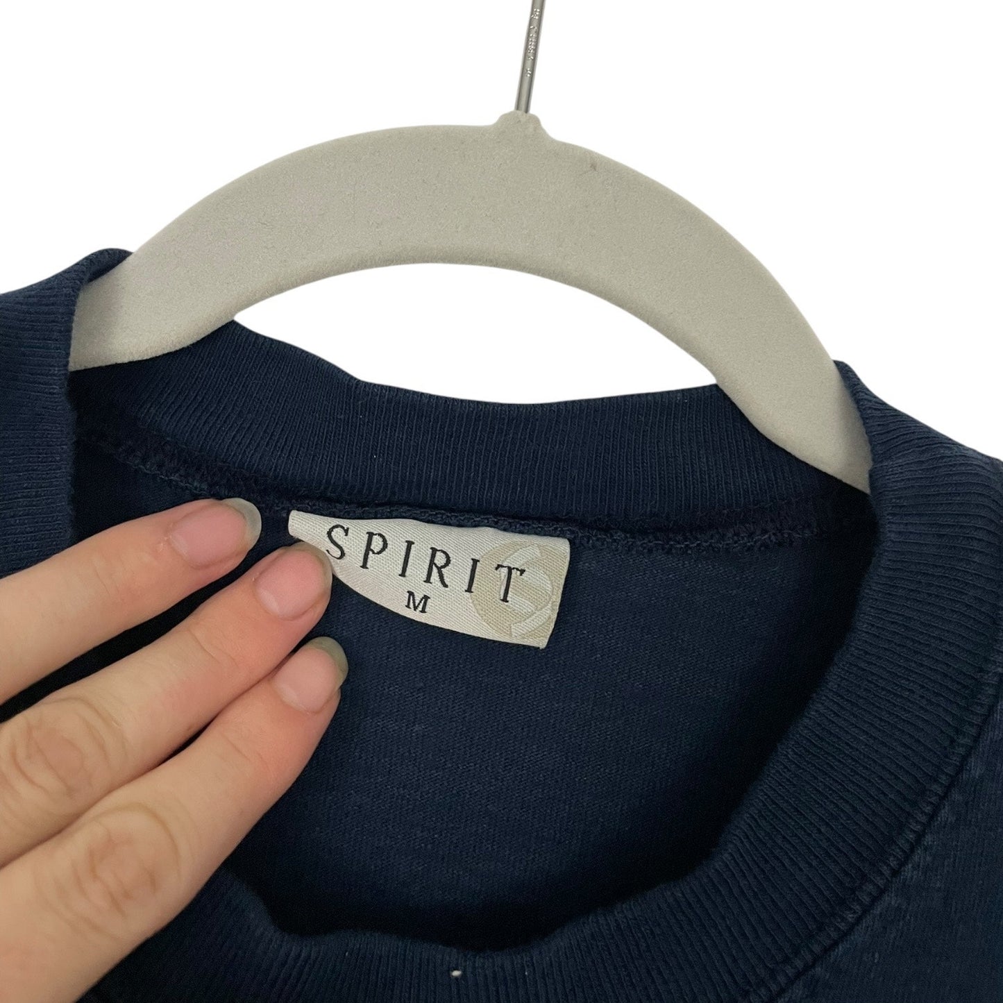Spirit U.S. Capitol Washington, D.C. Navy Blue Graphic Long Sleeve Crewneck