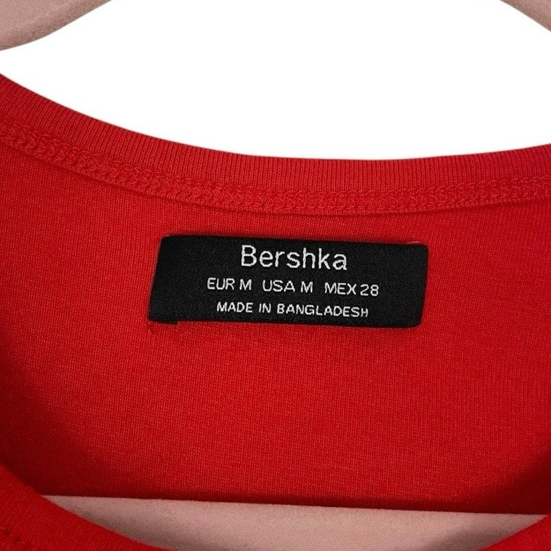 Bershka Red Bodysuit