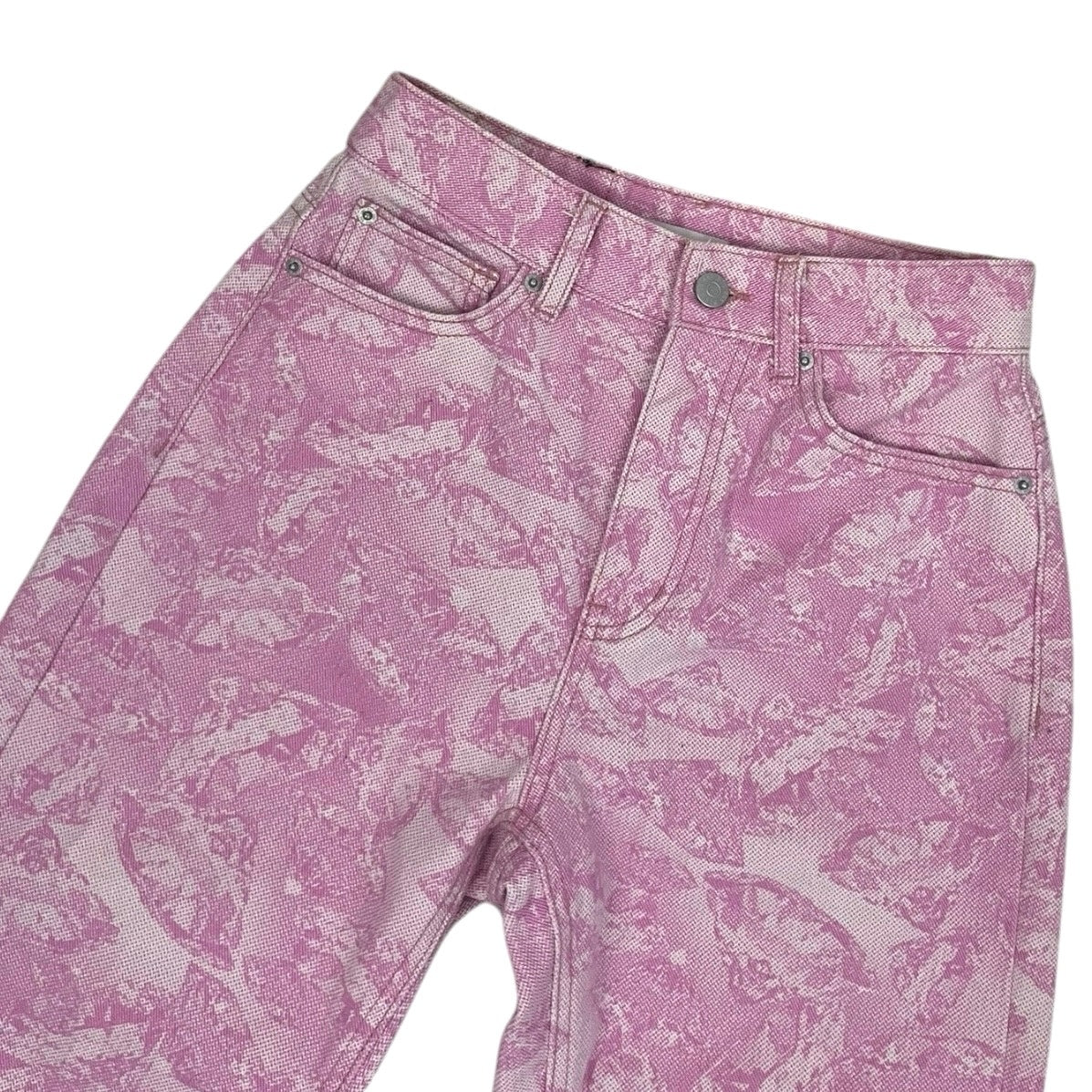 BDG Denim Pink Patterned Cowboy Jeans