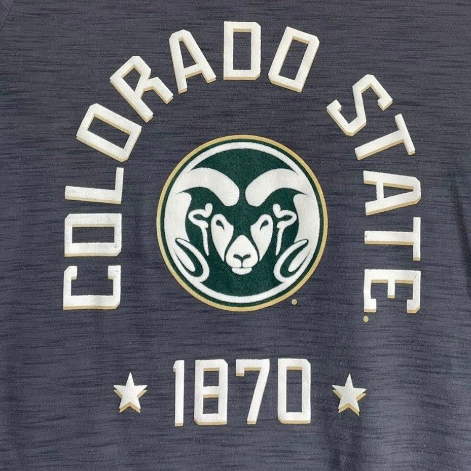Under Armour Grey Heatgear Threadborne Colorado State 1870 Graphic Tee