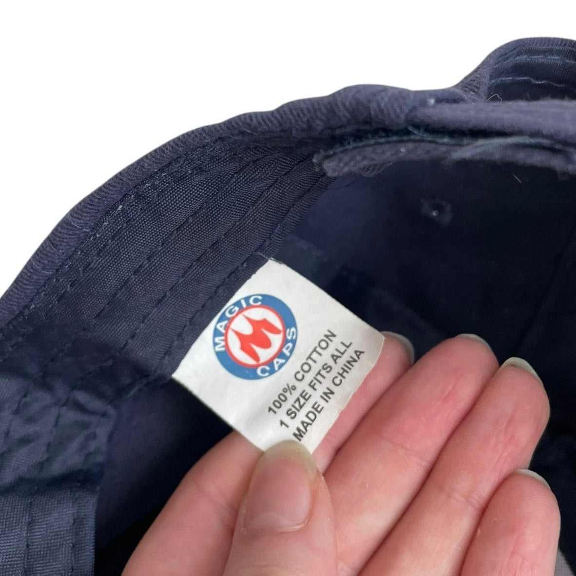 Magic Caps Kauai Hawaii Navy Blue Cotton Hat