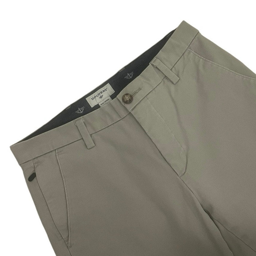 Dockers Mens Beige Slim Tapered Trousers