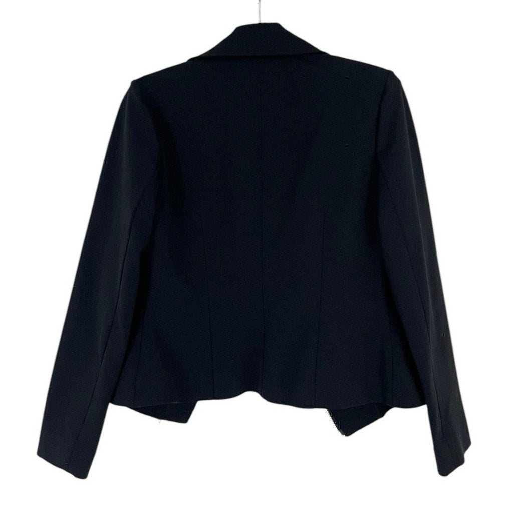 Doncaster Black Zip Up Collared Jacket