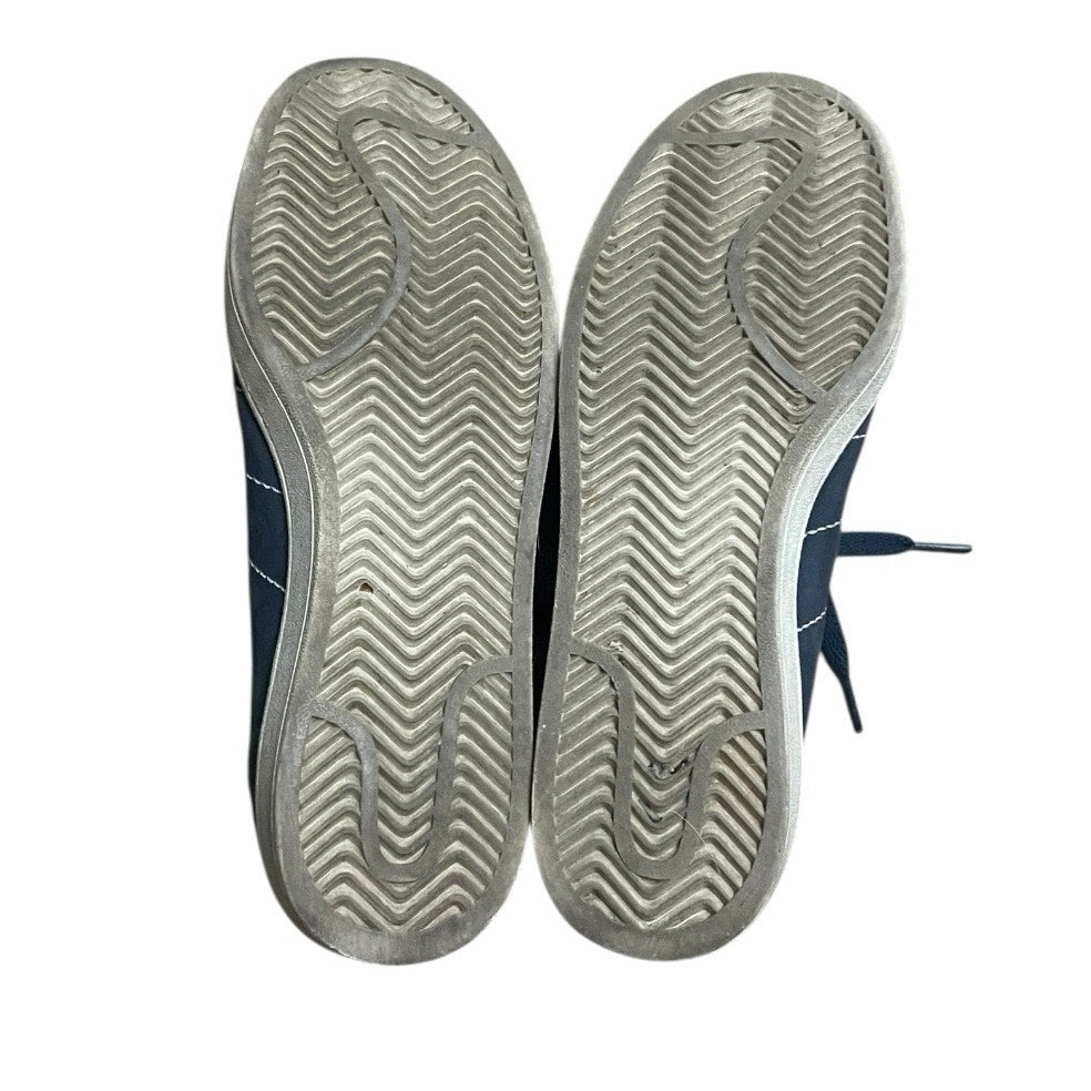 Adidas Mens Navy Blue & White Campus 00s Leather Low Top Sneakers