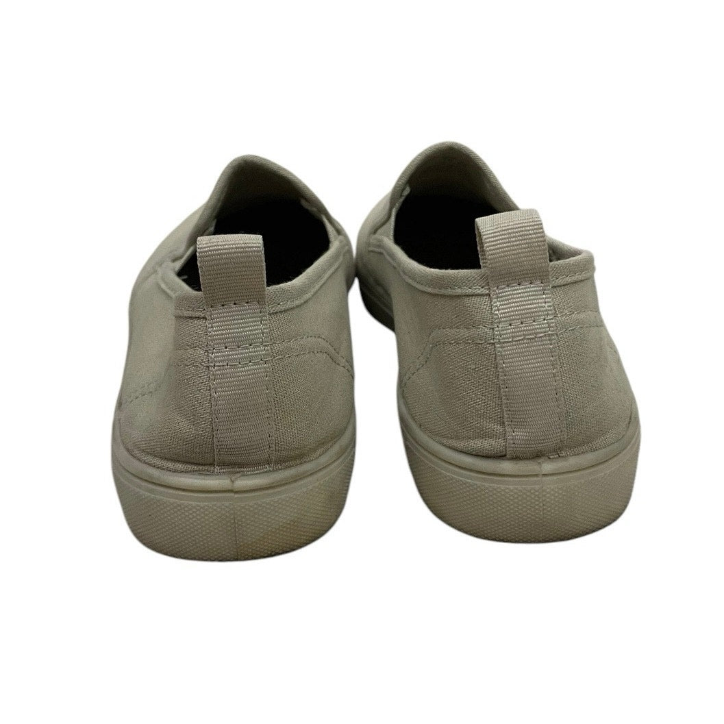 H&M Tan Canvas Slip On Sneakers