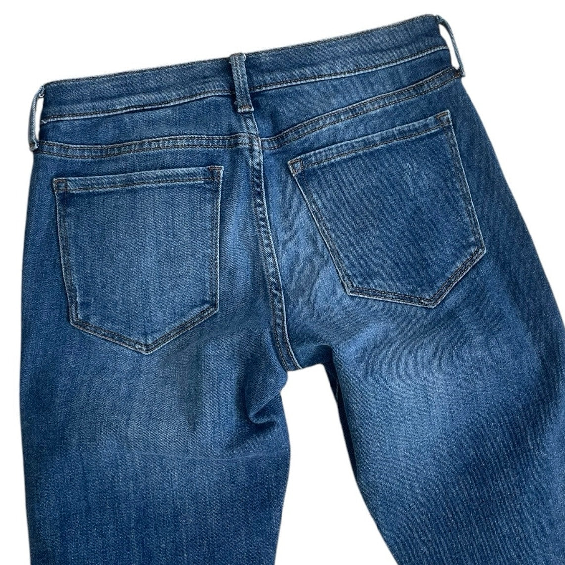 Banana Republic Distressed Skinny Ankle Jeans