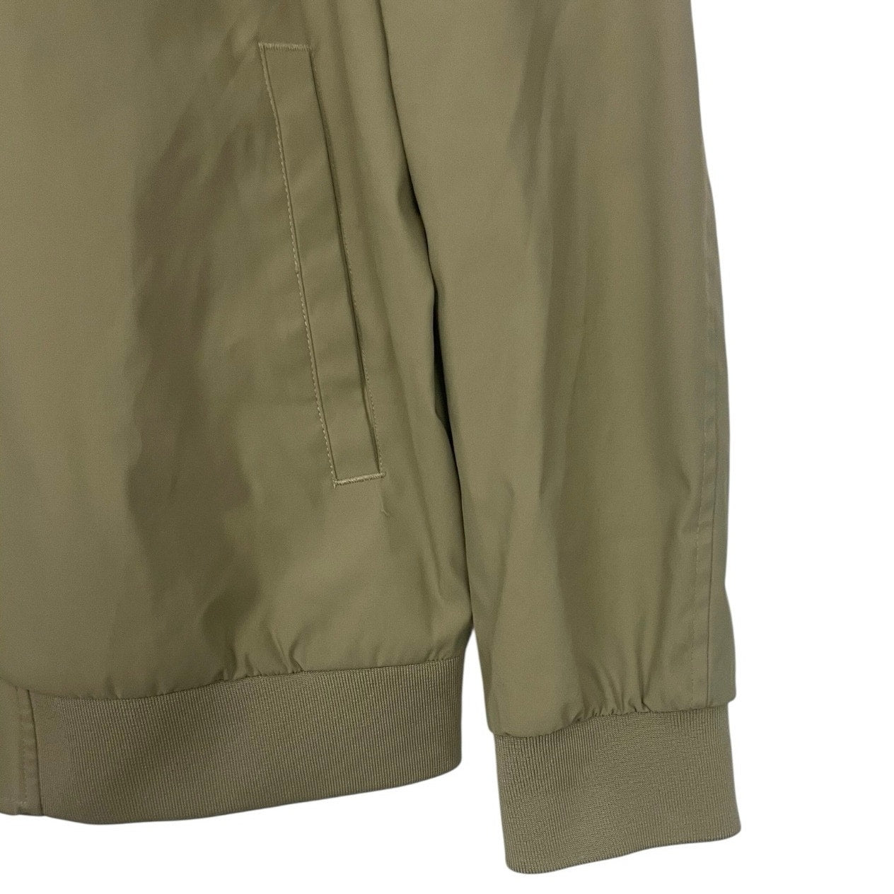 Outdoor Jacket Vintage Beige Zip Up Windbreaker Jacket
