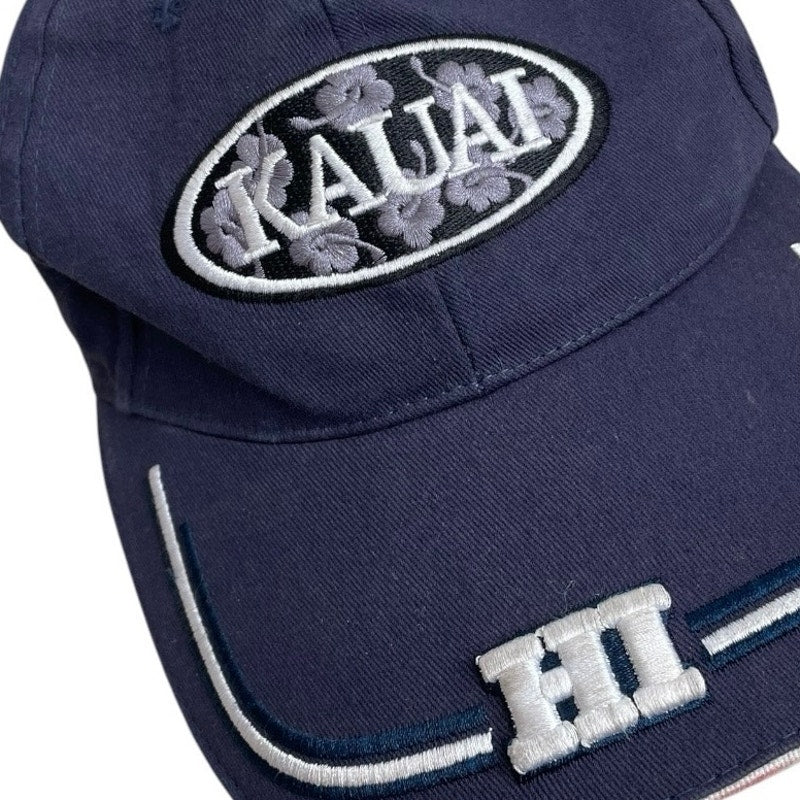 Magic Caps Kauai Hawaii Navy Blue Cotton Hat