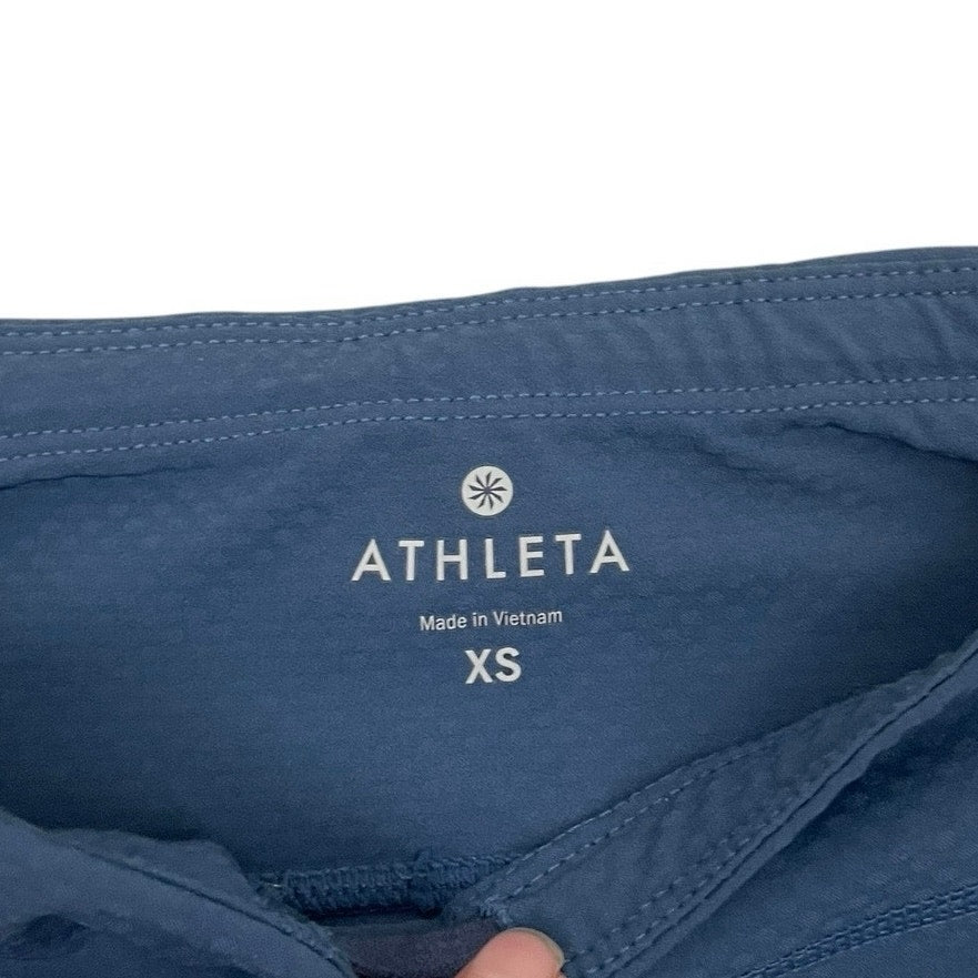Athleta Navy Blue Capris Cropped Active Leggings