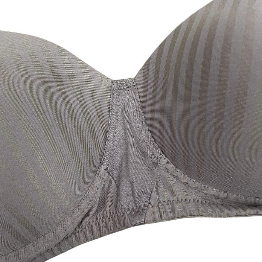 Playtex Purple Striped Padded Bra
