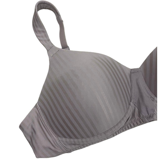 Playtex Purple Striped Padded Bra
