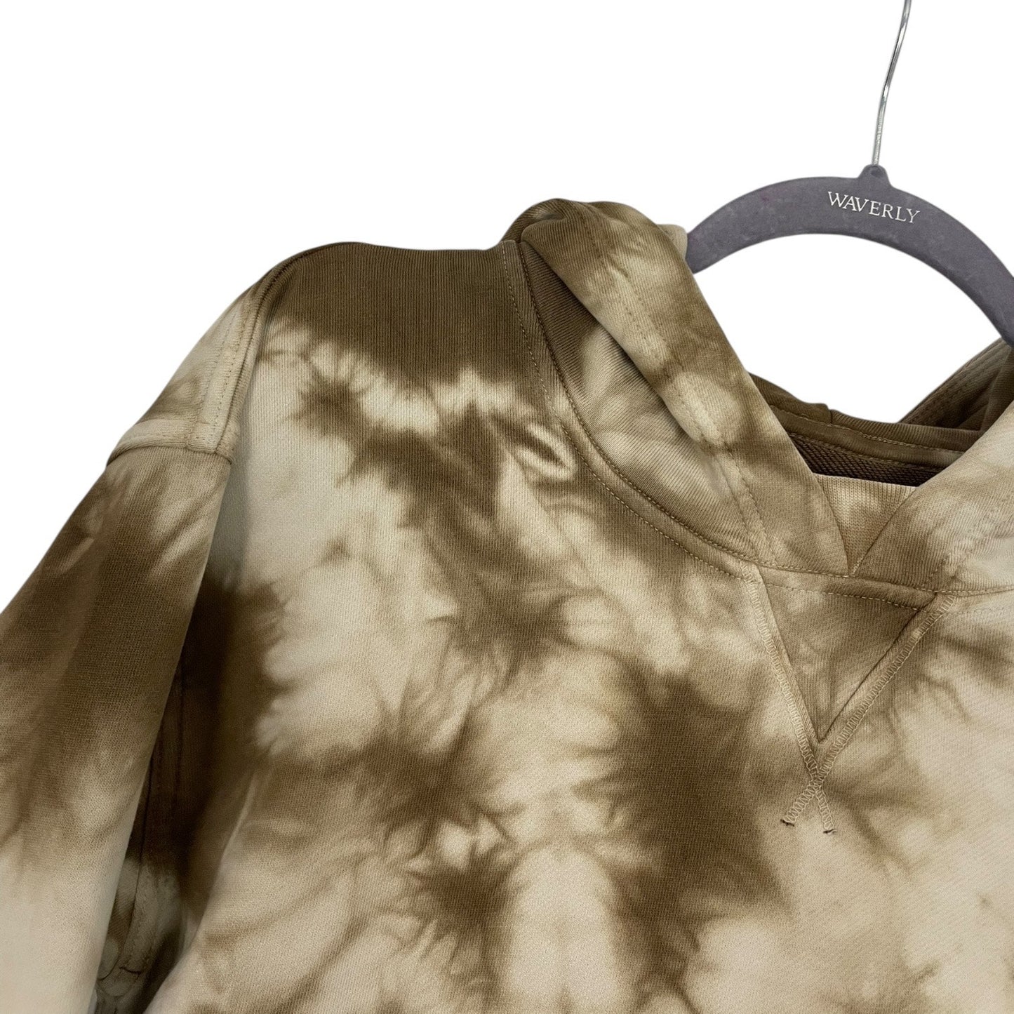 Lululemon Athletica Brown & Cream Tie Dye Hoodie Sweatshirt