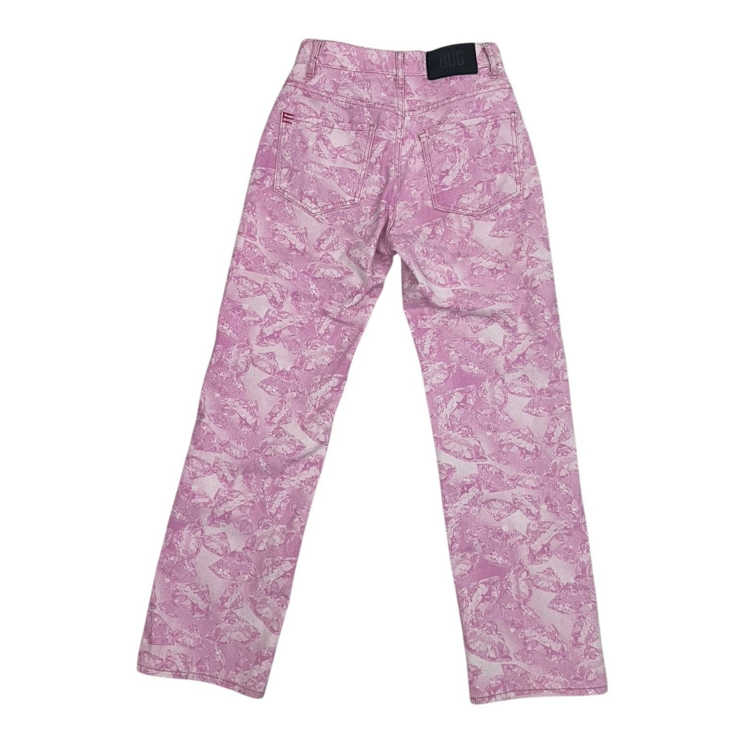 BDG Denim Pink Patterned Cowboy Jeans