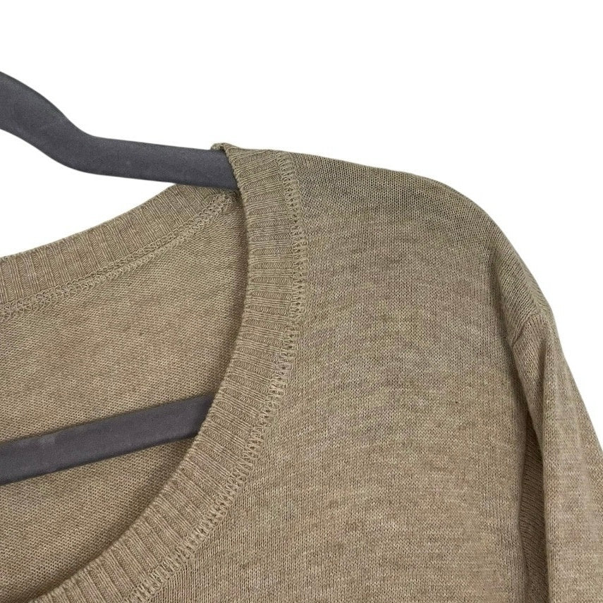 Calvin Klein Beige & White Layered Blouse