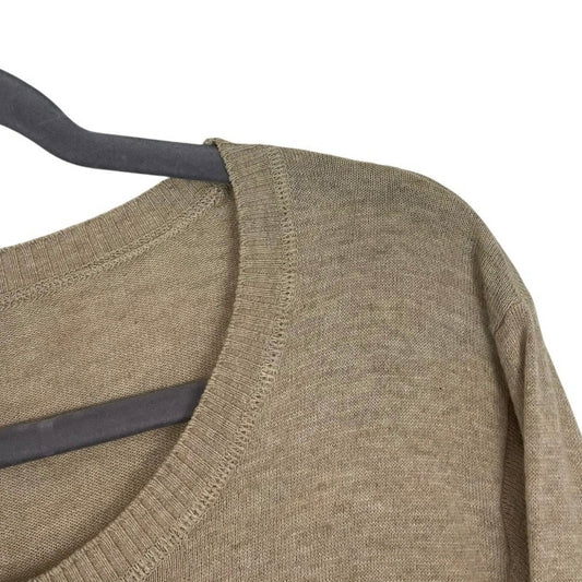 Calvin Klein Beige & White Layered Blouse